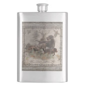 Deutsche Drahthaar Pointer Coffee Tasse Flasche Flachmann (Vorderseite)