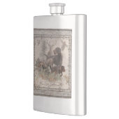 Deutsche Drahthaar Pointer Coffee Tasse Flasche Flachmann (Links)