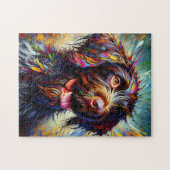Deutsche Drahthaar Pointer Dog Akrylprint Puzzle (Horizontal)