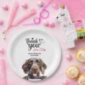 Deutsche Drahthaar Pointer Dog Hochzeitsempfang Pappteller (Party)