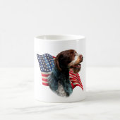 Deutsche Drahthaar Pointer Flag Kaffeetasse (Mittel)