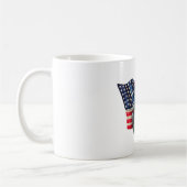 Deutsche Drahthaar Pointer Flag Kaffeetasse (Links)