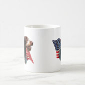 Deutsche Drahthaar Pointer Flag Kaffeetasse (Mittel)