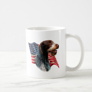 Deutsche Drahthaar Pointer Flag Kaffeetasse