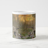 Deutsche Drahthaar Pointer Paperweight Kaffeemasch Jumbo-Tasse (Vorderseite)