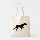 Deutsche Drahthaar Pointer Tote Tasche (Rückseite)