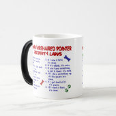 DEUTSCHE DRAHTHAAR-ZEIGER Eigentums-Gesetze 2 Verwandlungstasse (Vorderseite Links)