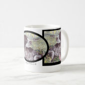 Deutsche Drahthaar-Zeiger-Welpen-Träumer-Tasse Kaffeetasse (VorderseiteRechts)