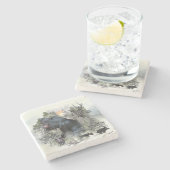 Deutsche Drahthaare Steinuntersetzer (Seitenansicht)