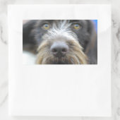 Deutsche Drahtkleber Rechteckiger Aufkleber (Tasche)