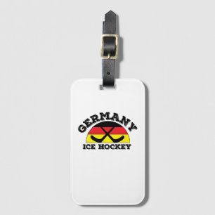 Deutsche Eishockey Gepäckanhänger