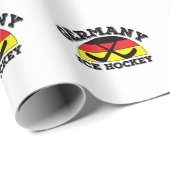 Deutsche Eishockey Geschenkpapier (Rolleneckpunkt)