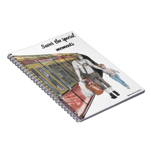 Deutsche Elf Berlin Trap Fantasy Art Notebook Notizblock (Rechte Seite)