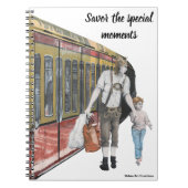 Deutsche Elf Berlin Trap Fantasy Art Notebook Notizblock (Vorderseite)