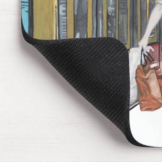 Deutsche Elf Berlin Zug Ausflug Fantasy Art Mouse  Mousepad (Ecke)