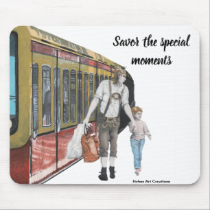 Deutsche Elf Berlin Zug Ausflug Fantasy Art Mouse Mousepad