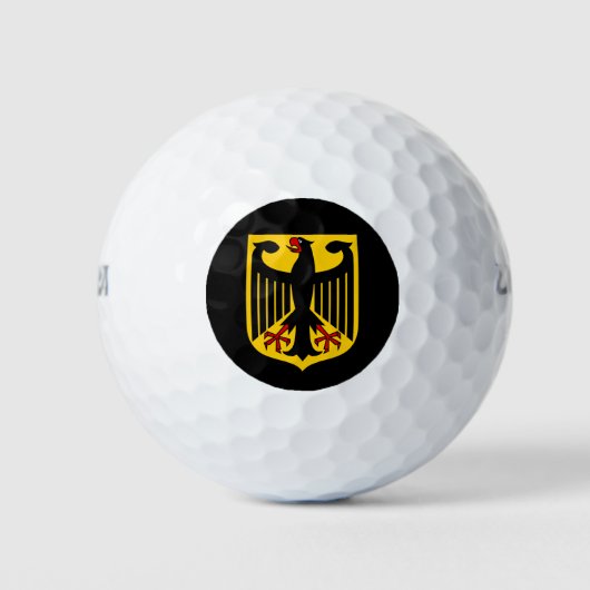Deutsche Emblem-Golfbälle Golfball (Vorderseite)