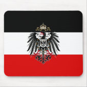 Deutsche Empire-Flagge Mousepad (Vorne)