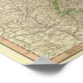 Deutsche Empire-Karte Poster (Ecke)