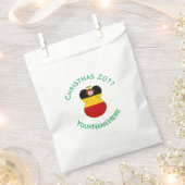 Deutsche Engel-Weihnachtsfahne Personalisiert Geschenktütchen (Ausgeschnitten)
