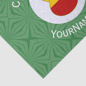 Deutsche Engel-Weihnachtsfahne Personalisiert Seidenpapier (Ausschnitt)