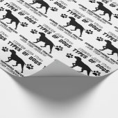 deutsche Entwürfe des kurzhaarigen Zeigers Hunde Geschenkpapier (Ecke)