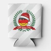 Deutsche Fahne im Weihnachtsstil Dosenkühler (Vorderseite)