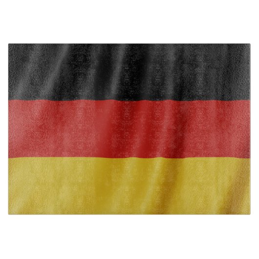 Deutsche Fahne-Schneidebrett Schneidebrett (Vorderseite)