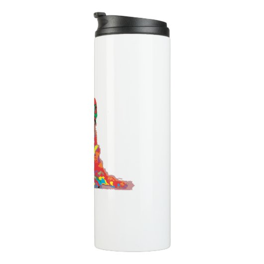 Deutsche Farbe Thermosbecher (Nach rechts gedreht)