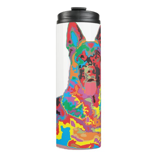 Deutsche Farbe Thermosbecher (Vorderseite)