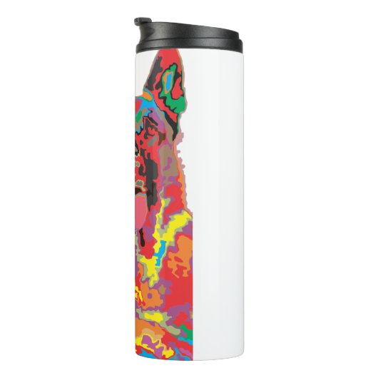 Deutsche Farbe Thermosbecher (Nach rechts gedreht)