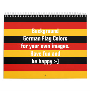 DEUTSCHE FLAG FARBEN KALENDER für Ihre eigenen Bil