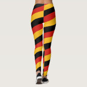 DEUTSCHE FLAG FARBEN Streifen + Ihre Ideen Leggings (Rückseite)