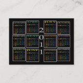 DEUTSCHE FLAG UND KALENDER 2011 VISITENKARTE (Rückseite)