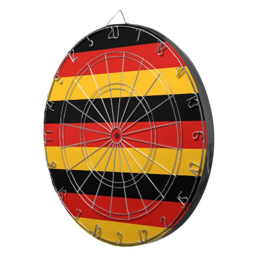 DEUTSCHE FLAGFARBEN DARTSCHEIBE (Vorderseite rechts)