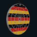 DEUTSCHE FLAGFARBEN DARTSCHEIBE<br><div class="desc">Hintergrund Streifen Muster von EDDA Fröhlich / EDDArt | Farben der deutschen Flagge | Sie verpassen andere Flaggen oder Produkte mit diesem Design ? Kontaktieren Sie mich: contact@eddart.de</div>
