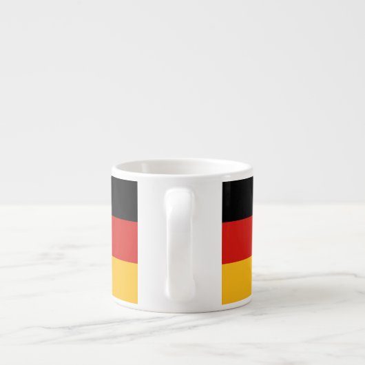 DEUTSCHE FLAGFARBEN ESPRESSOTASSE (Rückseite)