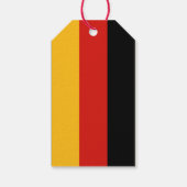 DEUTSCHE FLAGFARBEN + Ihr Text Geschenkanhänger (Rückseite)
