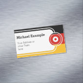 DEUTSCHE FLAGFARBEN + Ihr Text & Ideen Magnetische Visitenkarte (Beispiel)