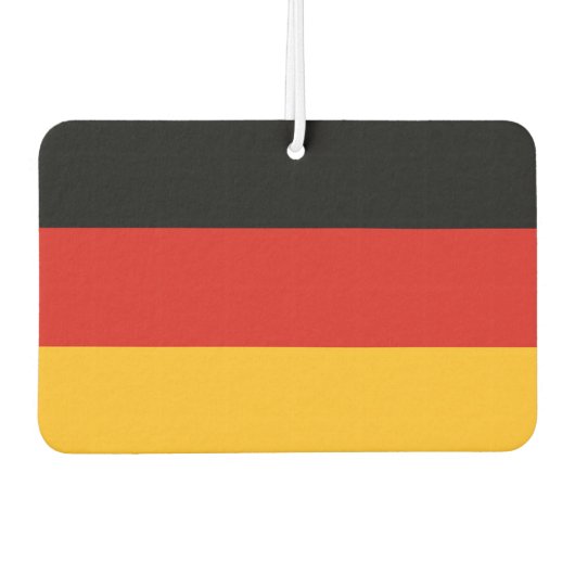 DEUTSCHE FLAGFARBEN + Ihre Ideen Autolufterfrischer (Vorderseite)