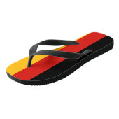DEUTSCHE FLAGFARBEN + Ihre Ideen Badesandalen (Schrägansicht)