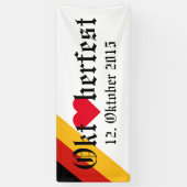 DEUTSCHE FLAGFARBEN + Ihre Ideen Banner (Vertikal)