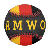 DEUTSCHE FLAGFARBEN + Ihre Ideen Baseball (Rückseite)