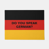 DEUTSCHE FLAGFARBEN + Ihre Ideen Fußmatte (Vorderseite)
