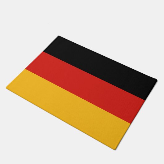 DEUTSCHE FLAGFARBEN + Ihre Ideen Fußmatte (Schrägansicht)