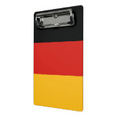 DEUTSCHE FLAGFARBEN + Ihre Ideen Mini Klemmbrett (Gewinkelt2)