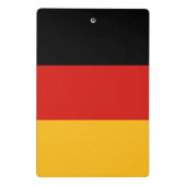 DEUTSCHE FLAGFARBEN + Ihre Ideen Mini Klemmbrett (Rückseite)