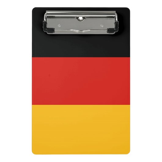 DEUTSCHE FLAGFARBEN + Ihre Ideen Mini Klemmbrett (Vorderseite)