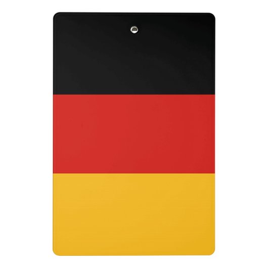 DEUTSCHE FLAGFARBEN + Ihre Ideen Mini Klemmbrett (Rückseite)
