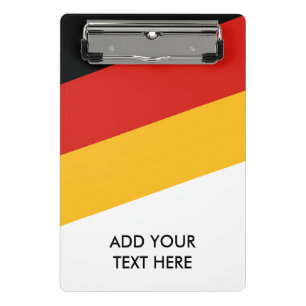 DEUTSCHE FLAGFARBEN + Ihre Ideen Mini Klemmbrett